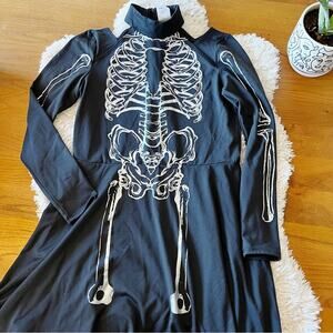 Modern Hero skeleton bones costume dress cosplay juniors size medium M